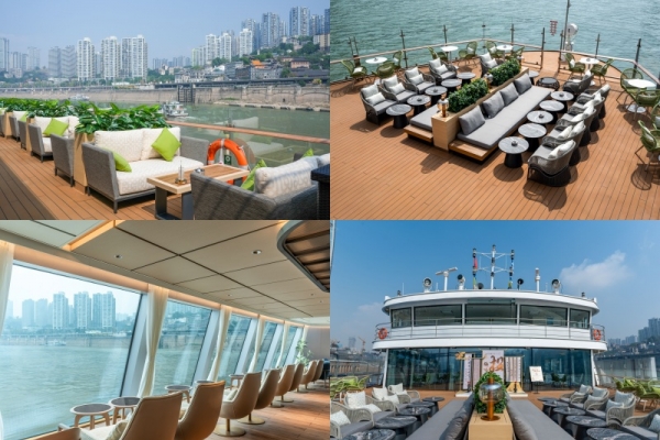 世紀江三如詩游船有幾層甲板，每一層的主要功能是什么？