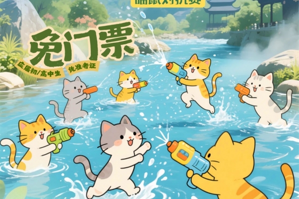 準(zhǔn)考證別丟,來(lái)三峽人家清涼一夏